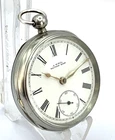 1888 Large WALTHAM 18s Key Wind Gents Pocket Watch. SERVICED GWO Antique