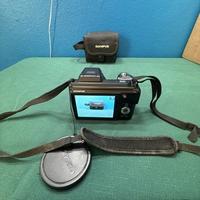 OLYMPUS SP-620UZ 16mp & 21x Zoom Digital Bridge Camera W/Soft Cover TESTED