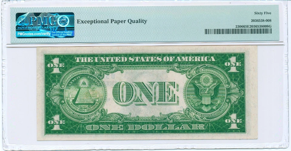 USA 10 Dollars 1935A North Africa Issue, P.416AY, PMG 65 Gem Uncirculated EPQ - Image 2 of 2