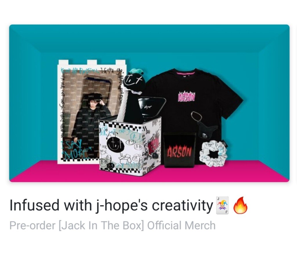 BTS J-HOPE Jack in the Box キャンドル BTS J-HOPE Official Jack In The Box Arson Candle K-pop