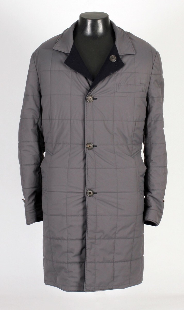 Brunello Cucinelli Cashmere / Nylon Reversible Coat - $5495 Retail