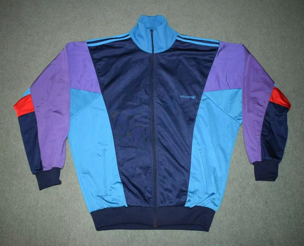 Blue and hot sale purple adidas jacket