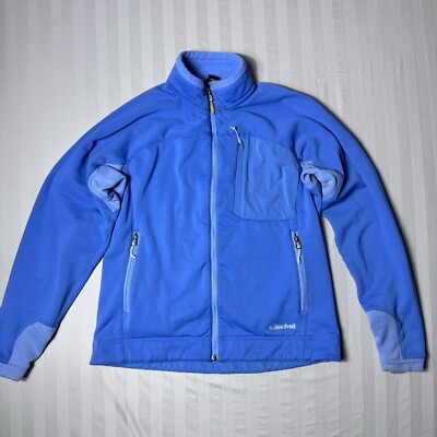 Cloudveil Jacket Women s Medium Blue Windstopper Fleece Lined Softshell Canada