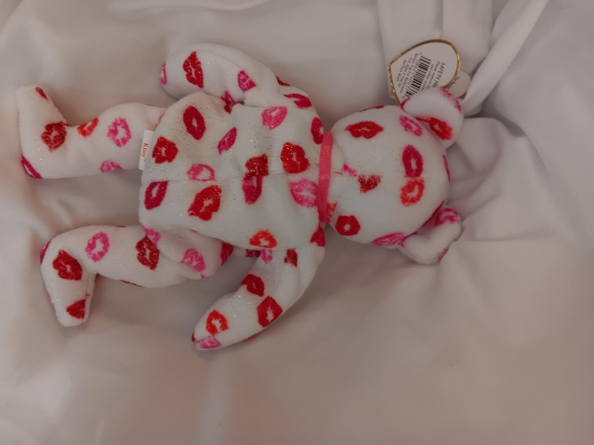 Ty Beanie Baby Kissy the Bear DOB February 7, 2003 MWMT | eBay