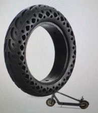 10x2.5 Solid Scooter Tire 60/70-6.5 Tubeless Type Replacement for ...