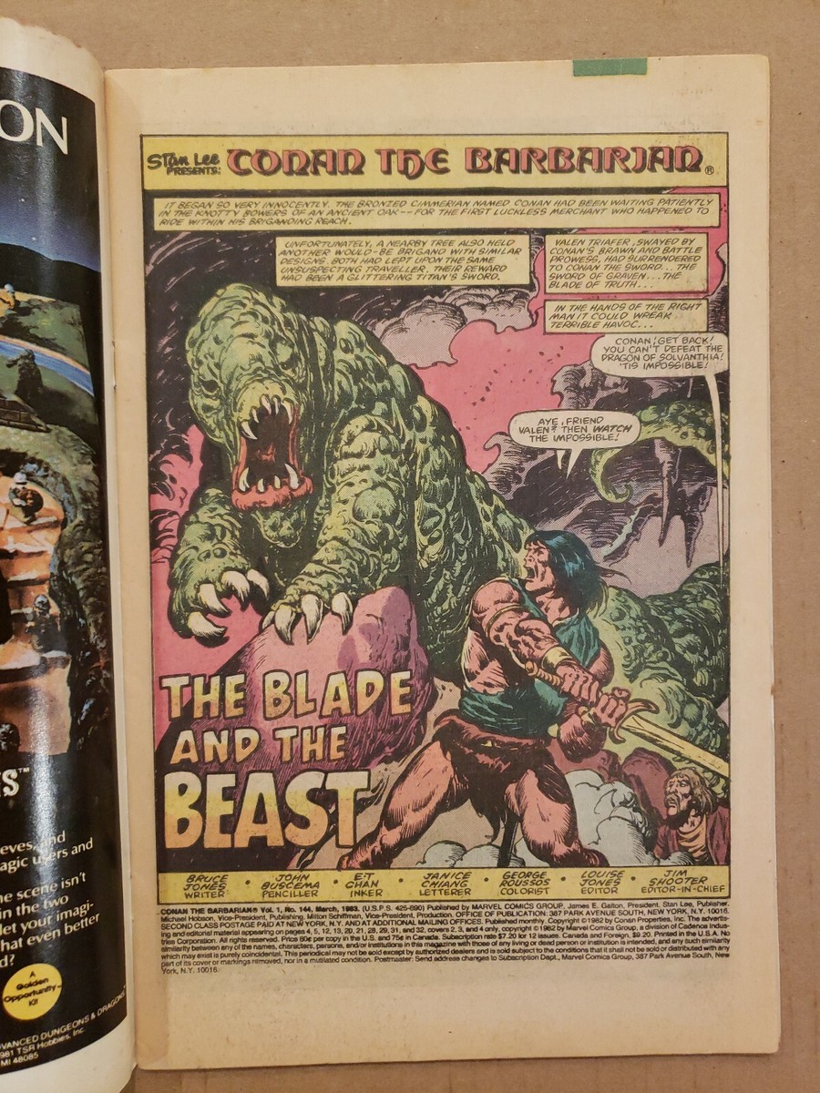 Conan The Barbarian #144 FN | eBay