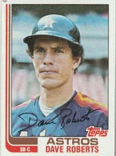 FREE SHIPPING-MINT-1982 Topps #218 Dave Roberts Astros PLUS BONUS CARDS