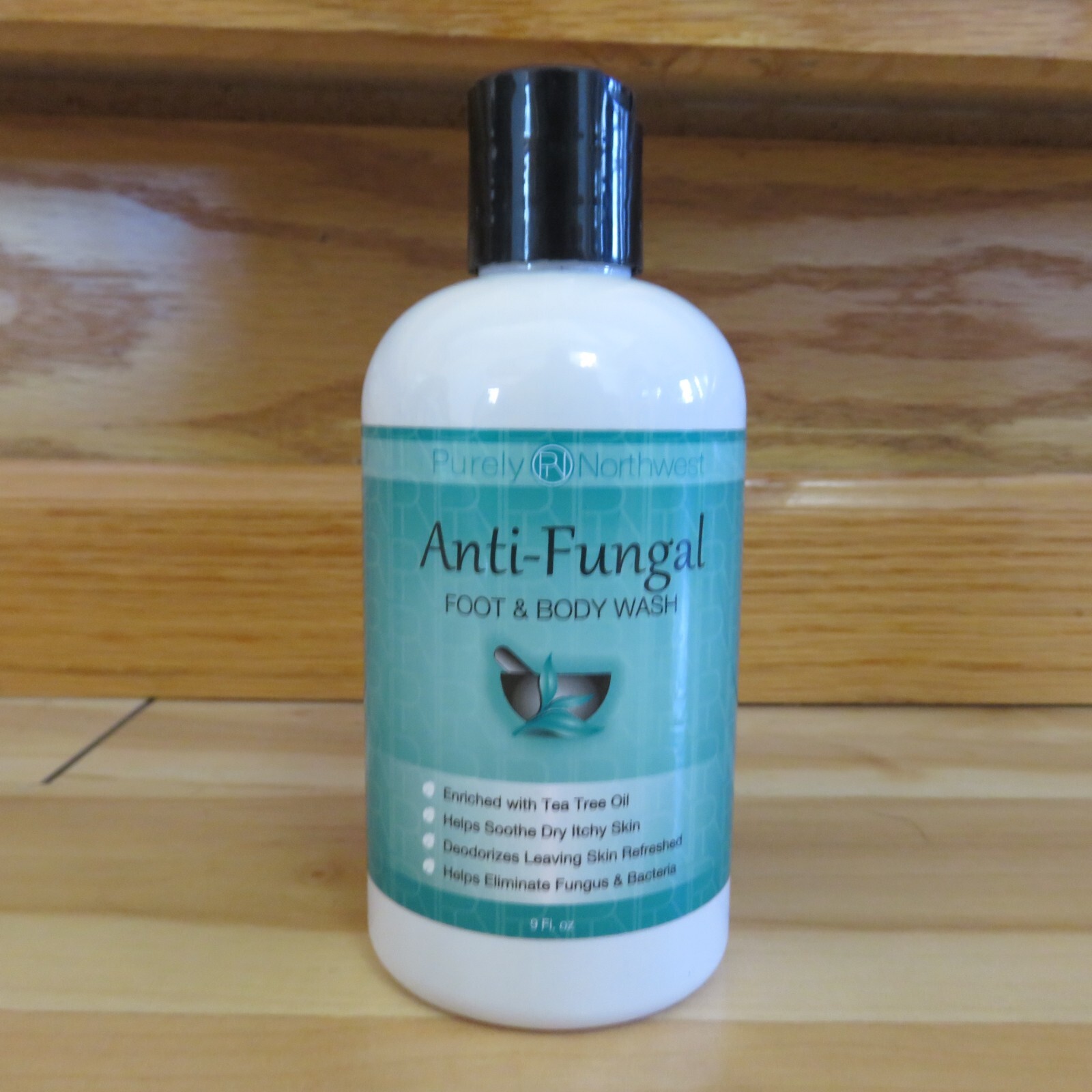 Purely Northwest 9oz. AntiFungal Foot & Body Wash New w Tea Tree Oil