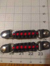 Vest extenders paracord  REDLINE Set of 2. Strong and lite!! By Stitch