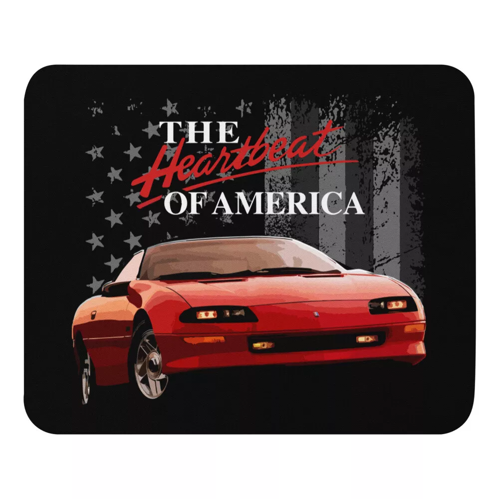 Tapis de souris Chevy Camaro 4e génération Heartbeat of America