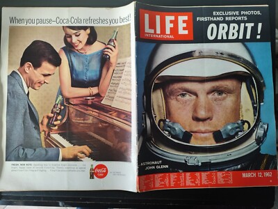 LEBEN 1962 ASTRONAUT JOHN GLENN ORBIT - AN BORD DER NEUEN BEATY OF THE SEAS S.S.FRANCE