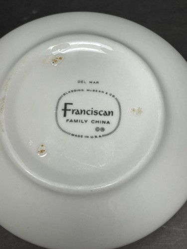 Vintage MCM Atomic Franciscan Del Mar Pattern Creamer Cream Milk Pitcher Syrup - Picture 5 of 11