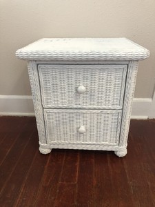 2 Drawer Night Stand Wicker 852452004347 Ebay