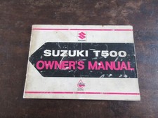 Suzuki T500 OEM Owner's manual manuale del conducente