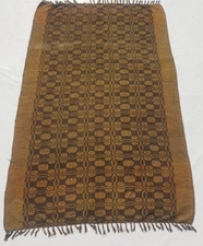 Vintage Traditional Handcrafted Romanian Kilim Rug for Home Décor 223x140 cm