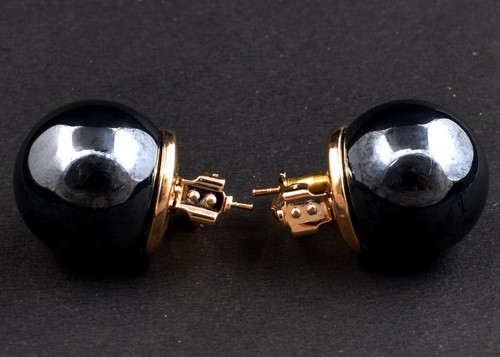 925 Sterling Silver Handmade Tahitian Pearl Push-Back Stud Earrings ES-1575 - Picture 8 of 15