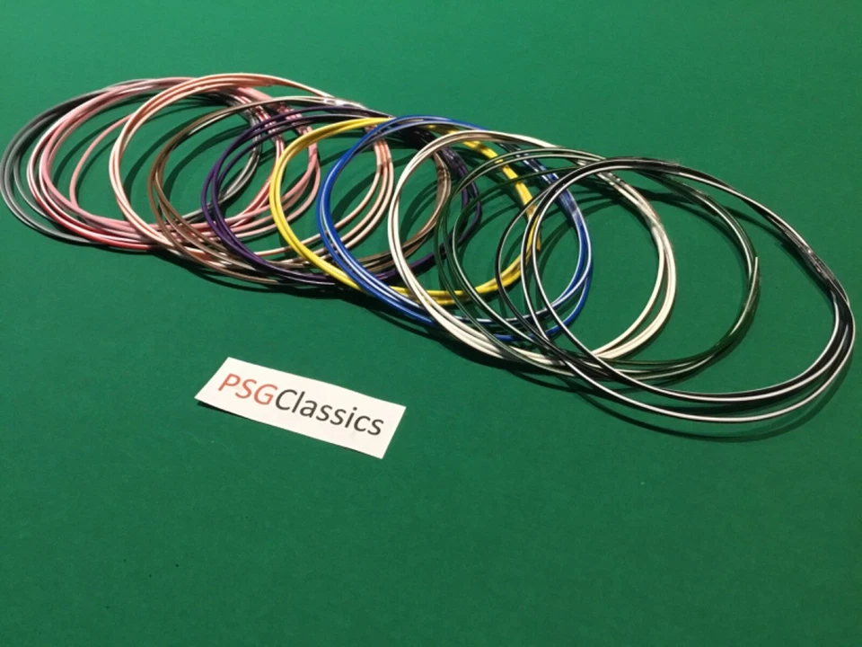 Cable de cableado eléctrico 11x 1m 1mm cable trazador Vincent serie C Black Lightning Foto 3 de 4