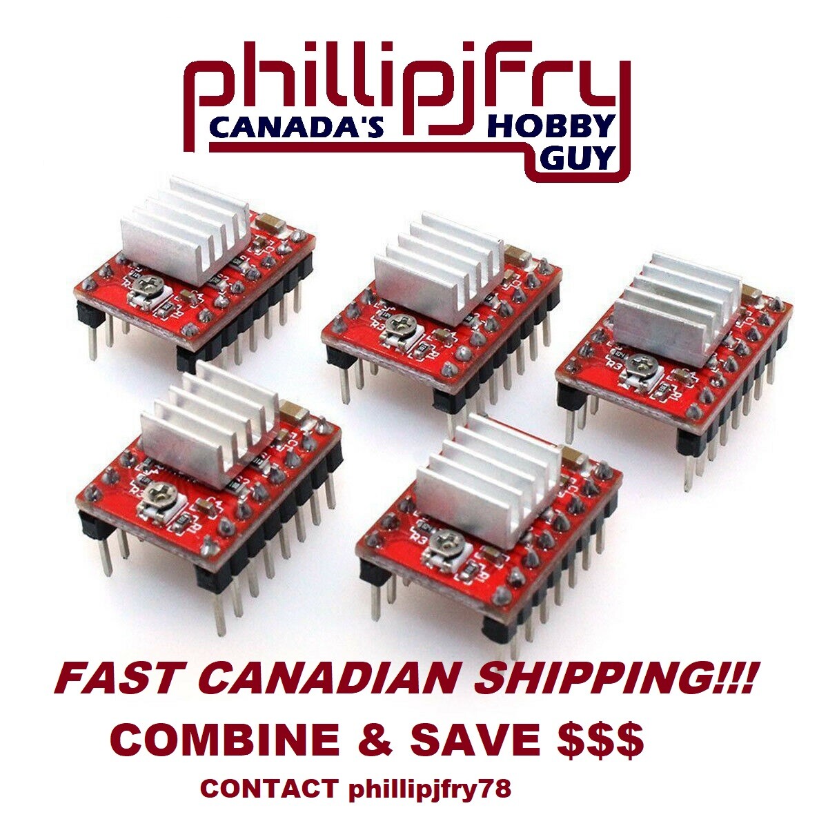 5pc A4988 Stepper Motor Driver Module 3D Printer RepRap CNC for 