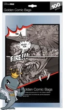 Ultra Pro Golden Comic Bags 100ct Pack FREE SHIP