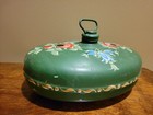 Vintage German Hand Painted Metal Hot Water Bottle Bed Warmer — photo 1