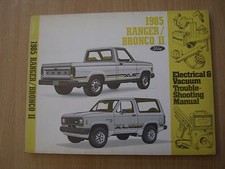 Ford Ranger / Bronco II 1985 Electrical manual schemi manuale officina