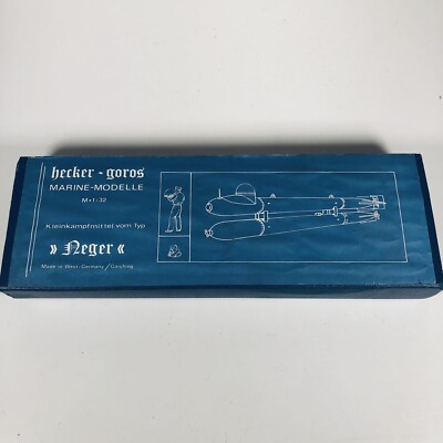 Hecker-Goros Marine Model 1/32 Aeger German Maned Torpedo Neger | eBay