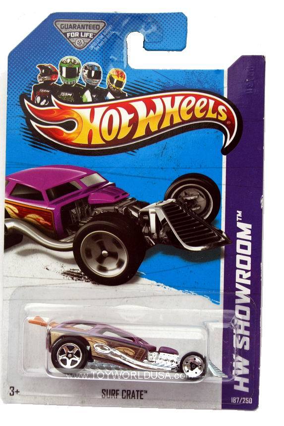 2013 Hot Wheels #187 HW Showroom American Turbo Surf Crate purple