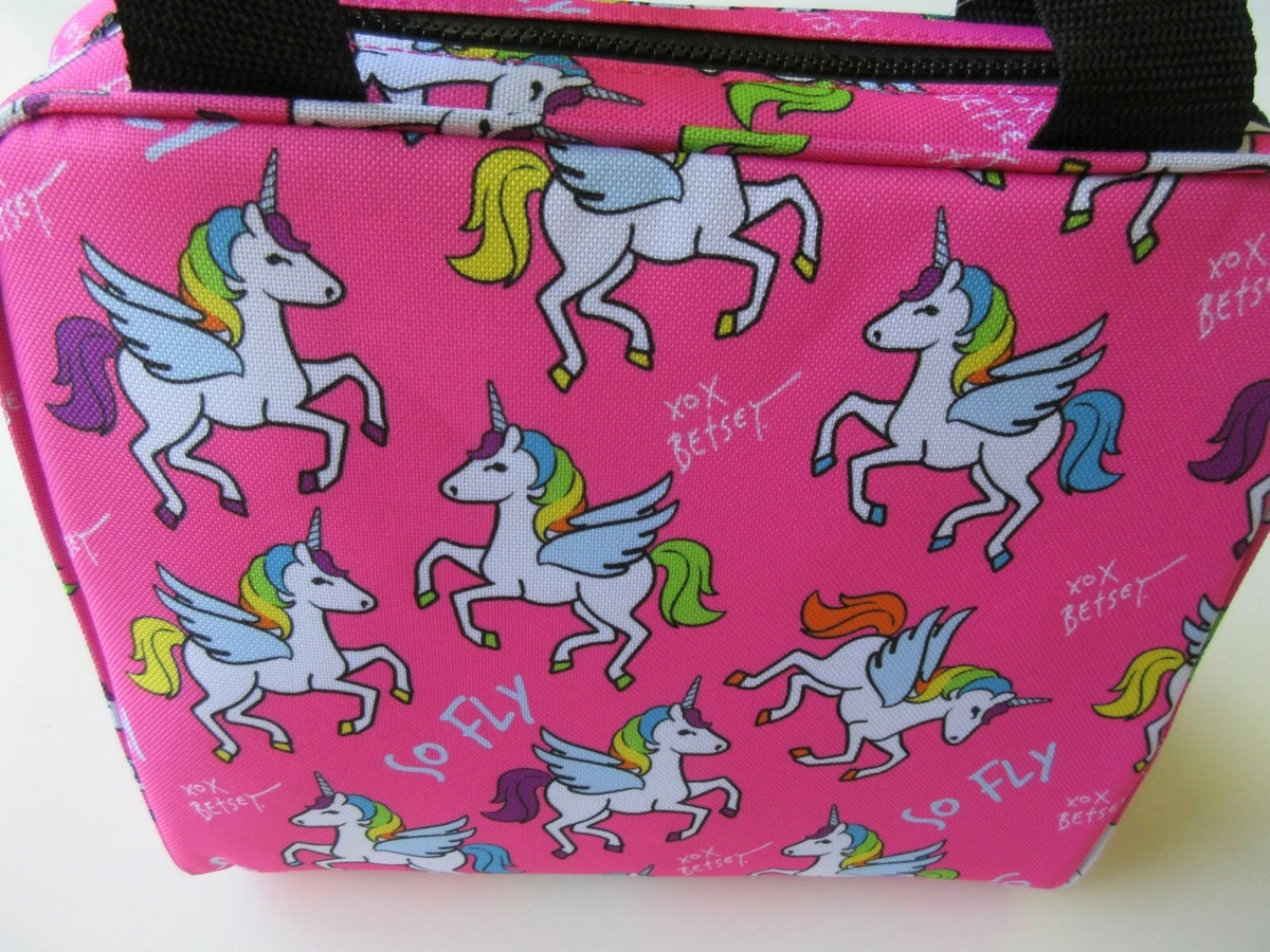 Betsey johnson unicorn lunch tote hotsell
