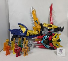 Juego de 10 llaves Power Rangers Dino Fury Ryusoulger DX Morpher Saber Mosa Changer