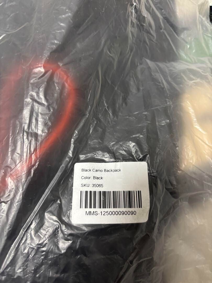 M+RC NOIR 2019AW Black Camo Backpack | eBay