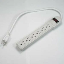 UL Listed 6 - Outlet 15A Power Strip 14AWG Surge Protector 