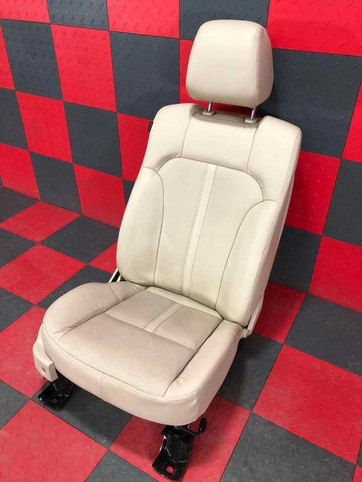 2013-19 林肯 MKT 右握乘客 12 路电源加热/冷却前座棕褐色-6D — 第 3/4 张图片