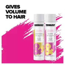 Toni & Guy Volume Addiction 6 Pack – 3 Shampoo + 3 Conditioner 250ml Fine Hair 10.66 per litre
