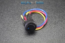ROCKER SWITCH ON OFF BLUE TOGGLE LED 12V 16 AMP 3 PIN IS-EC-RS1216BLU