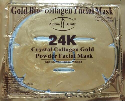 10 PCS Gold Bio-Collagen Facial (Face) Mask Anti-Aging Hydrating Repair Skin - Picture 5 of 7