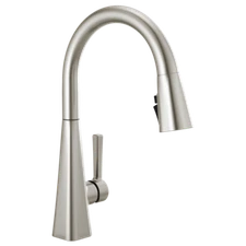 Delta Lenta Pull-Down Kitchen Faucet Spotshield Stainless-Certified Refurbished