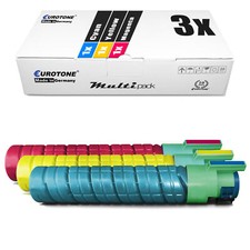 3X Toner For RECOH Aficio SP C 410 411 420 DN, 888281, 888283 TYPE245Ecolor CMY
