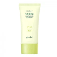 GOODAL Heartleaf Calming Mineral Filter Sun Cream 50ml SPF50+ PA++++, KBeauty