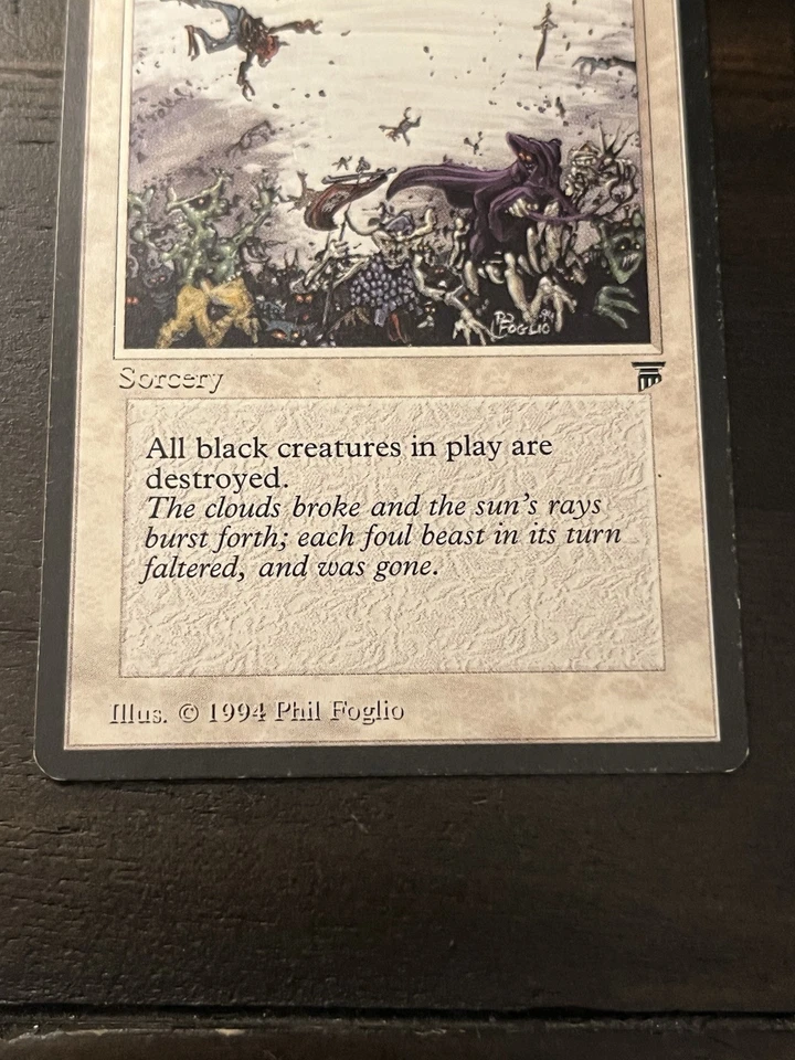 Cleanse - HP - English Legends MTG Magic The Gathering 1994 - Image 3 of 4