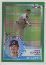 2018 Topps Silver Pack 1983 Design Chrome Green 14/99 Michael Soroka Mike fm0