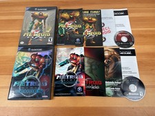 Metroid Prime 1 & 2 Echoes NTSC-U USA Nintendo GameCube Games COMPLETE Manual
