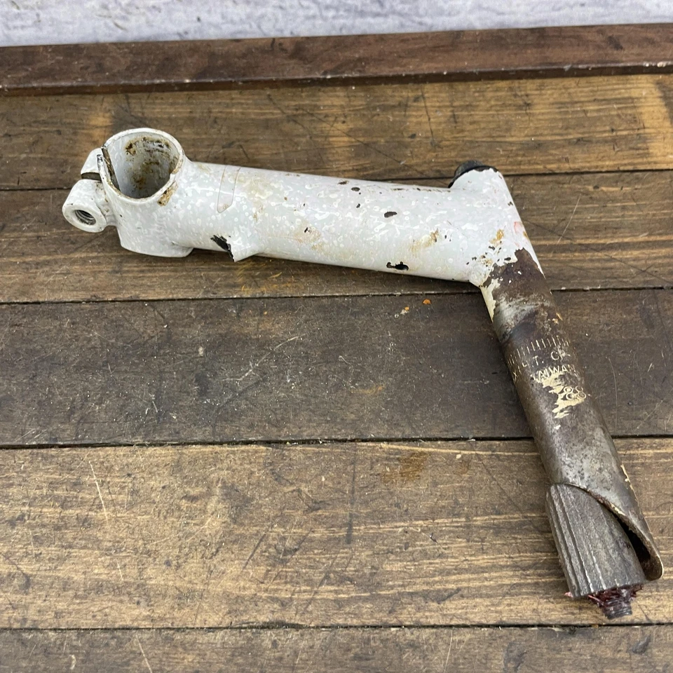 VÁSTAGO DE PLUMA GT Team Avalanche de colección 1" 22,2 blanco años 80 MTB guía de montaña raro Foto 4 de 4