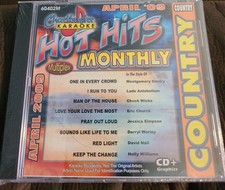 Chartbuster Karaoke Country April 2009 CB60402M CDG Gentry Wicks Worley