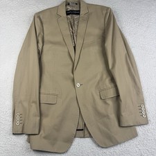 Dolce & Gabbana Tan Blazer Sport Coat 38R (EU 46) Single Button Men Italy Beige