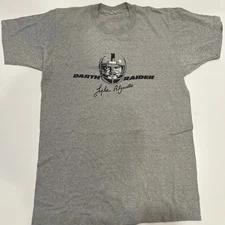 VTG 80s Darth Raider Lyle Alzado T Shirt Screen Stars Raiders Single Stitch Tee