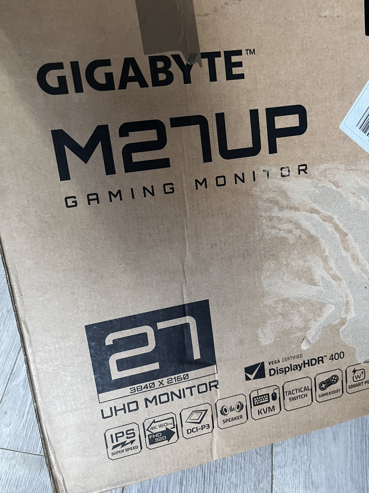 Gigabyte G27Q20 1440p QHD 27 Inch Gaming Monitor With Built In KVM