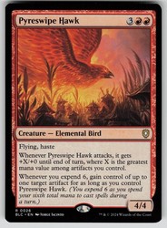 Pyreswipe Hawk 26 Commander: Bloomburrow