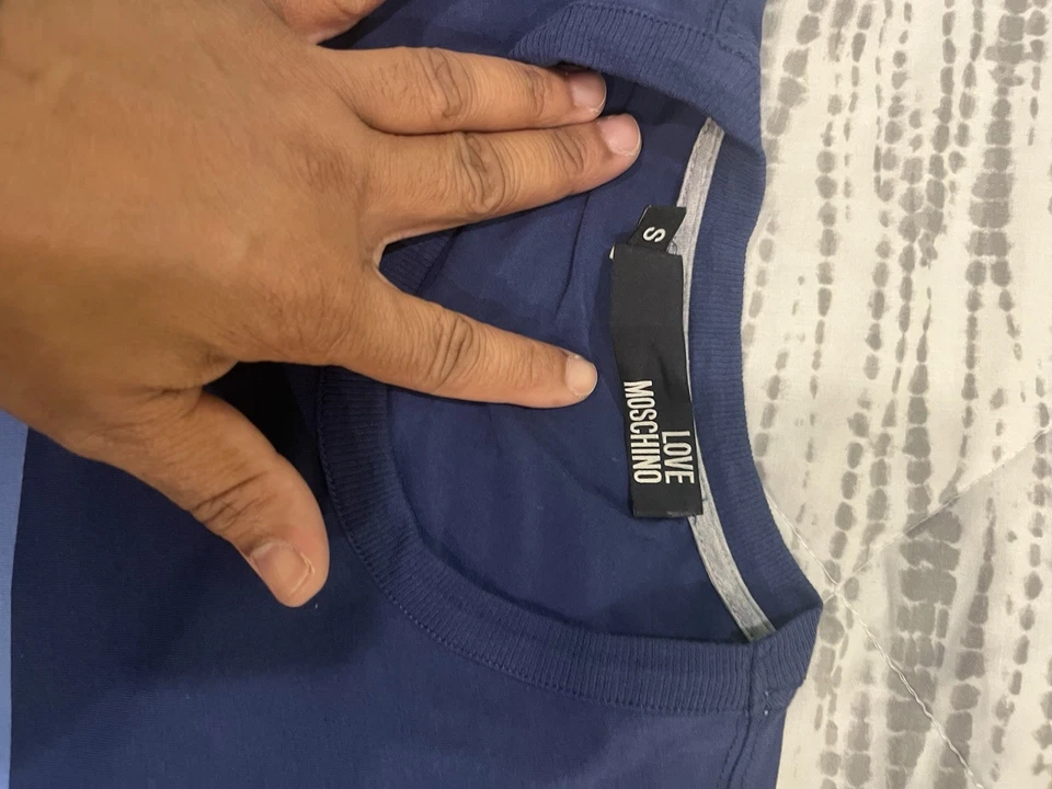 Mens Moschino Love Long Sleeve Tee - Image 2 of 4