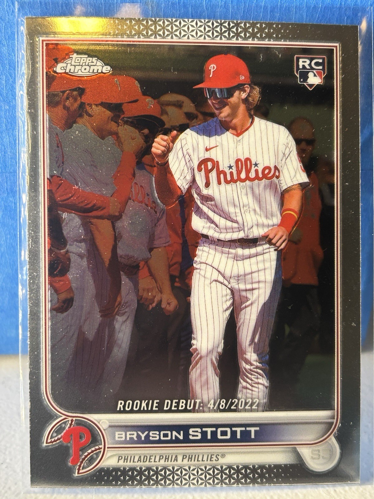 Bryson Stott 2022 Topps Chrome Update #USC128 RC Rookie Philadelphia Phillies