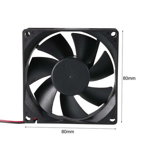 SNOWFAN Authorized 80mm x 80mm x 25mm 12V Brushless DC Cooling Fan Y-Y8025H12S - Afbeelding 2 van 4